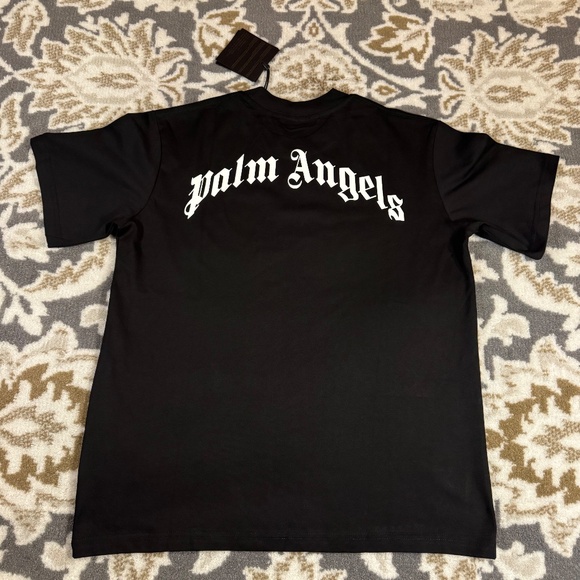 Palm Angels Broken Palm Tree Black T-Shirt Men’s Size Large - Picture 3 of 4